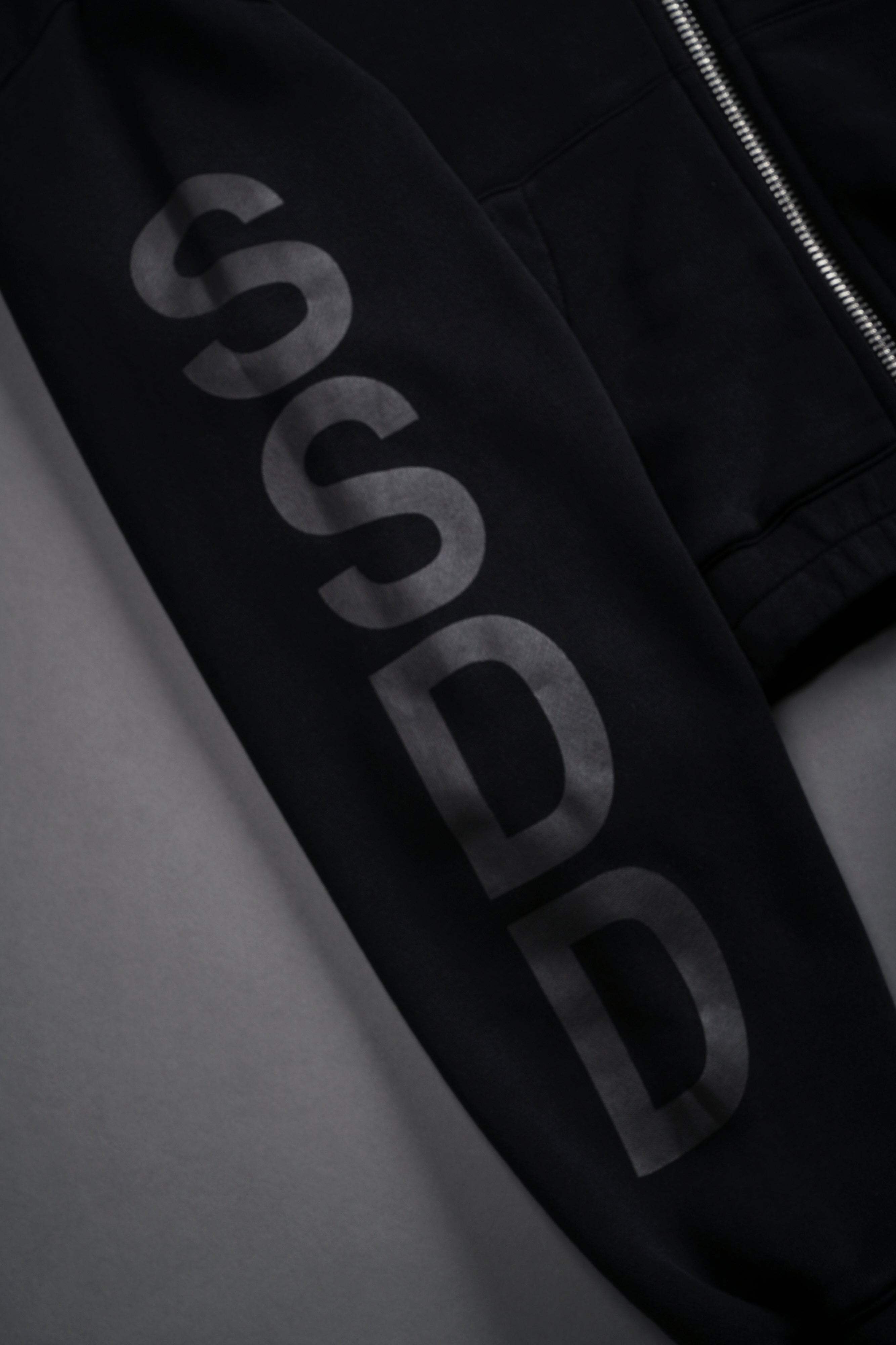 Black Cropped Zip Hoodie - Life and Death Chambers Style
