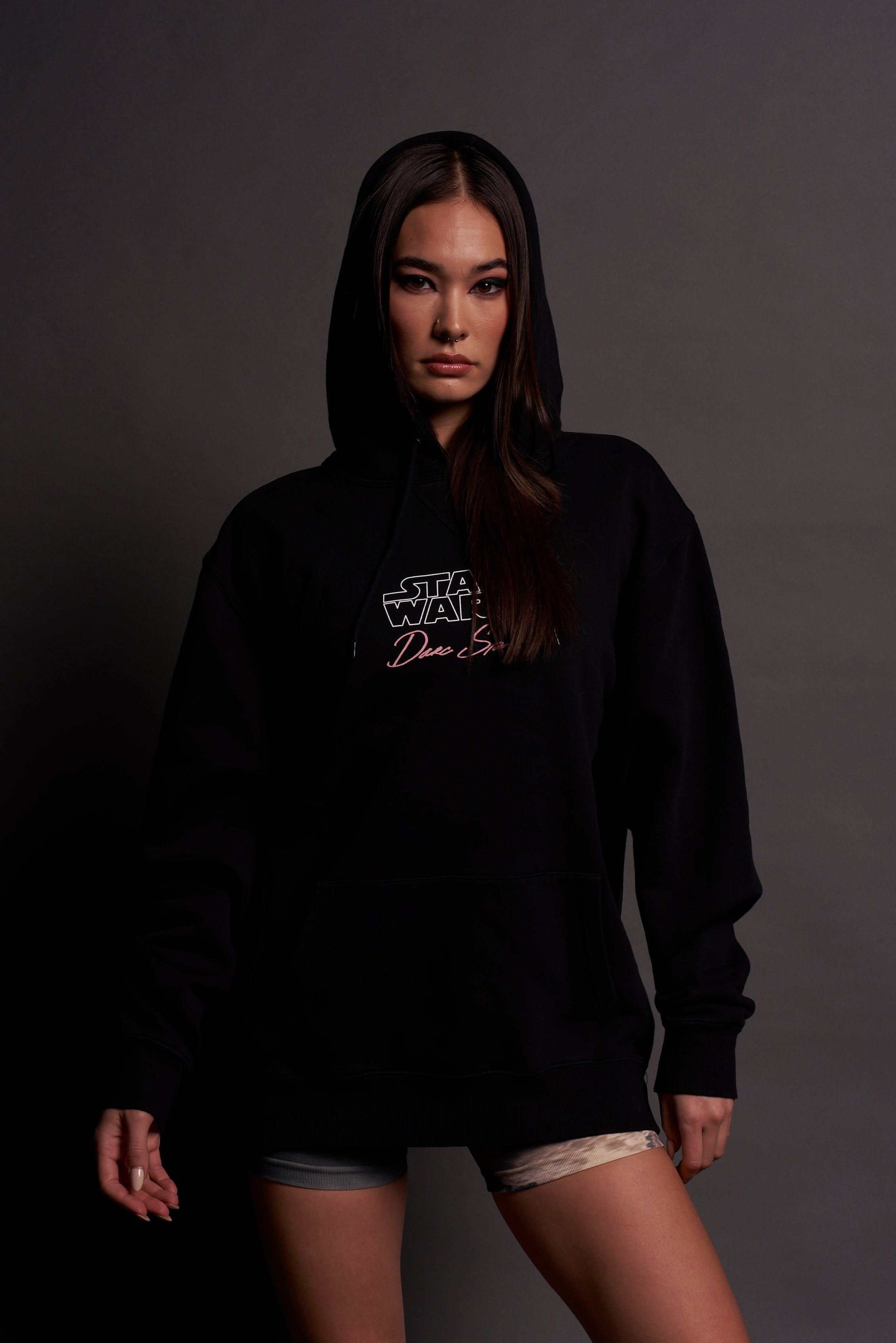 Dakota Black Hoodie by Forbidden Love