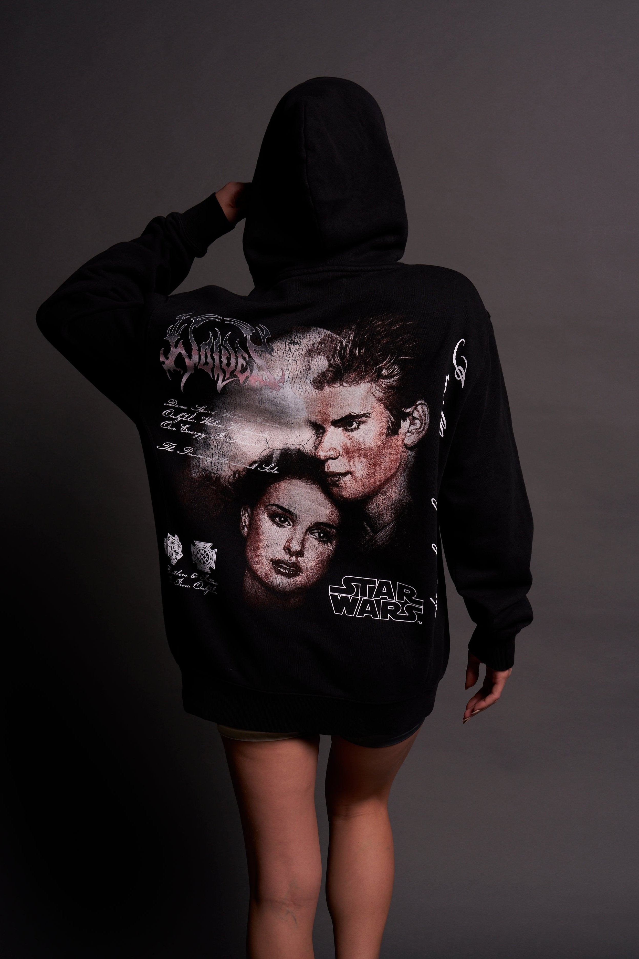 Dakota Black Hoodie by Forbidden Love