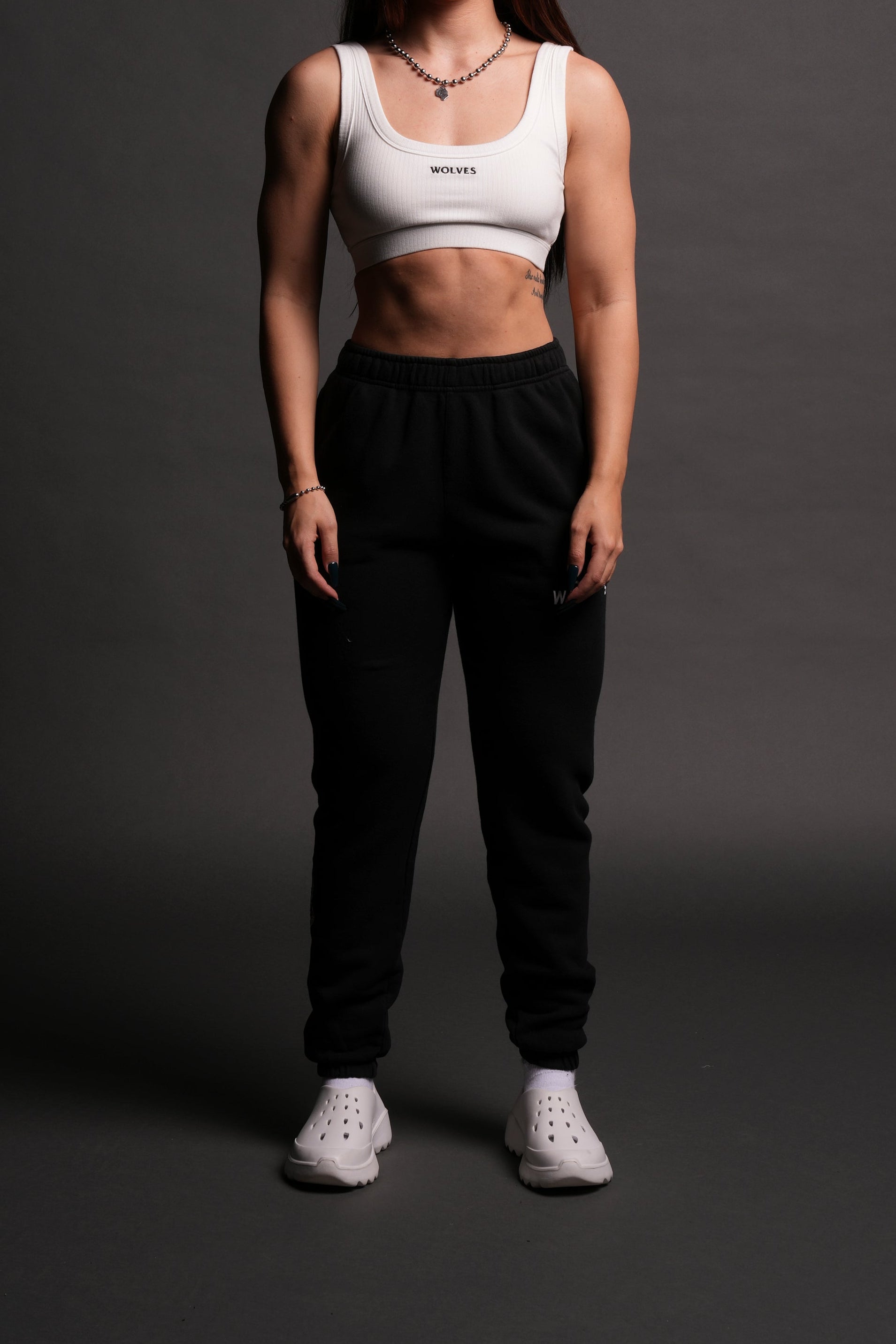 Big Wolf Pyramid She Lounge Sweats - Black
