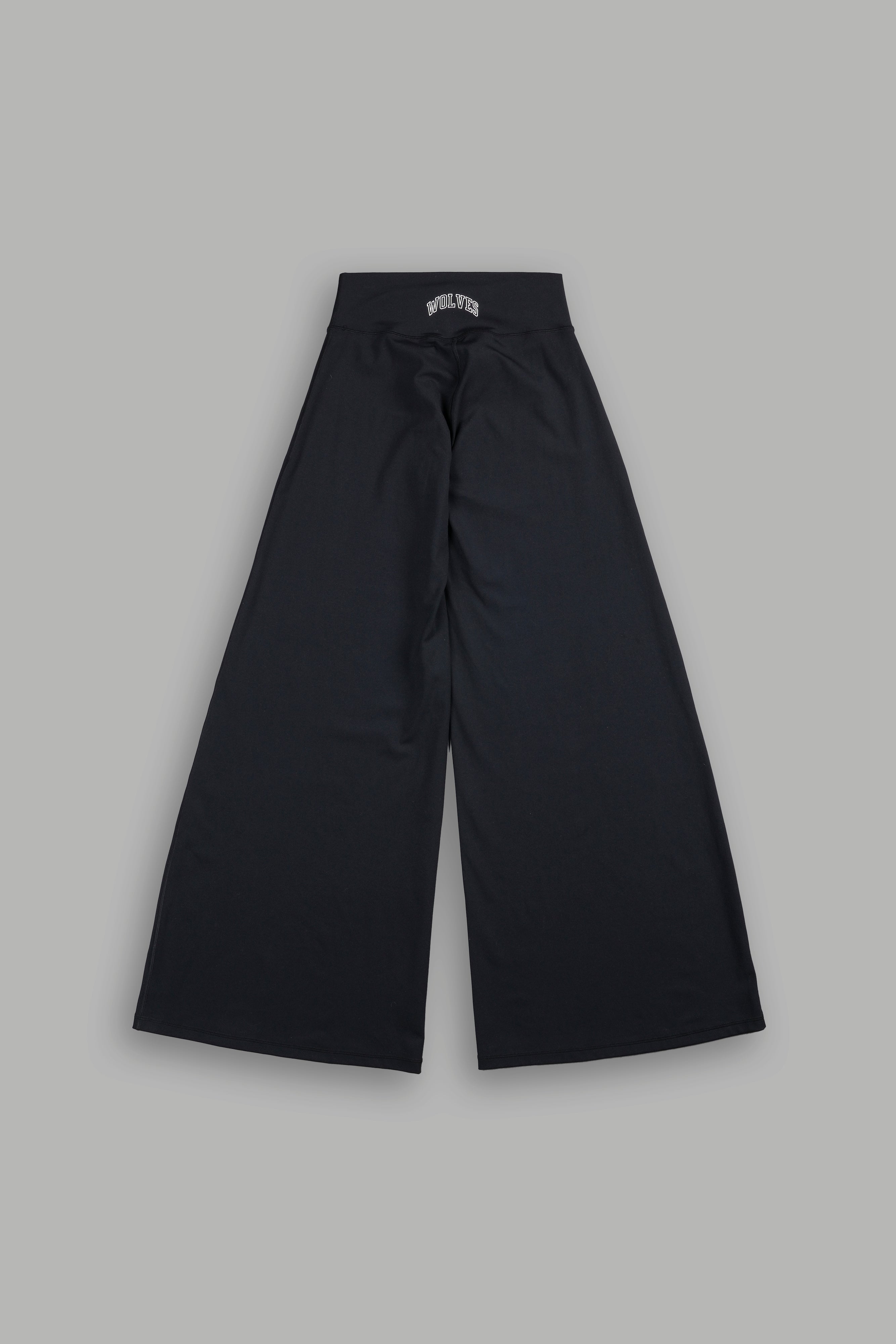 Black Wide-Leg Energy Pants for Comfort