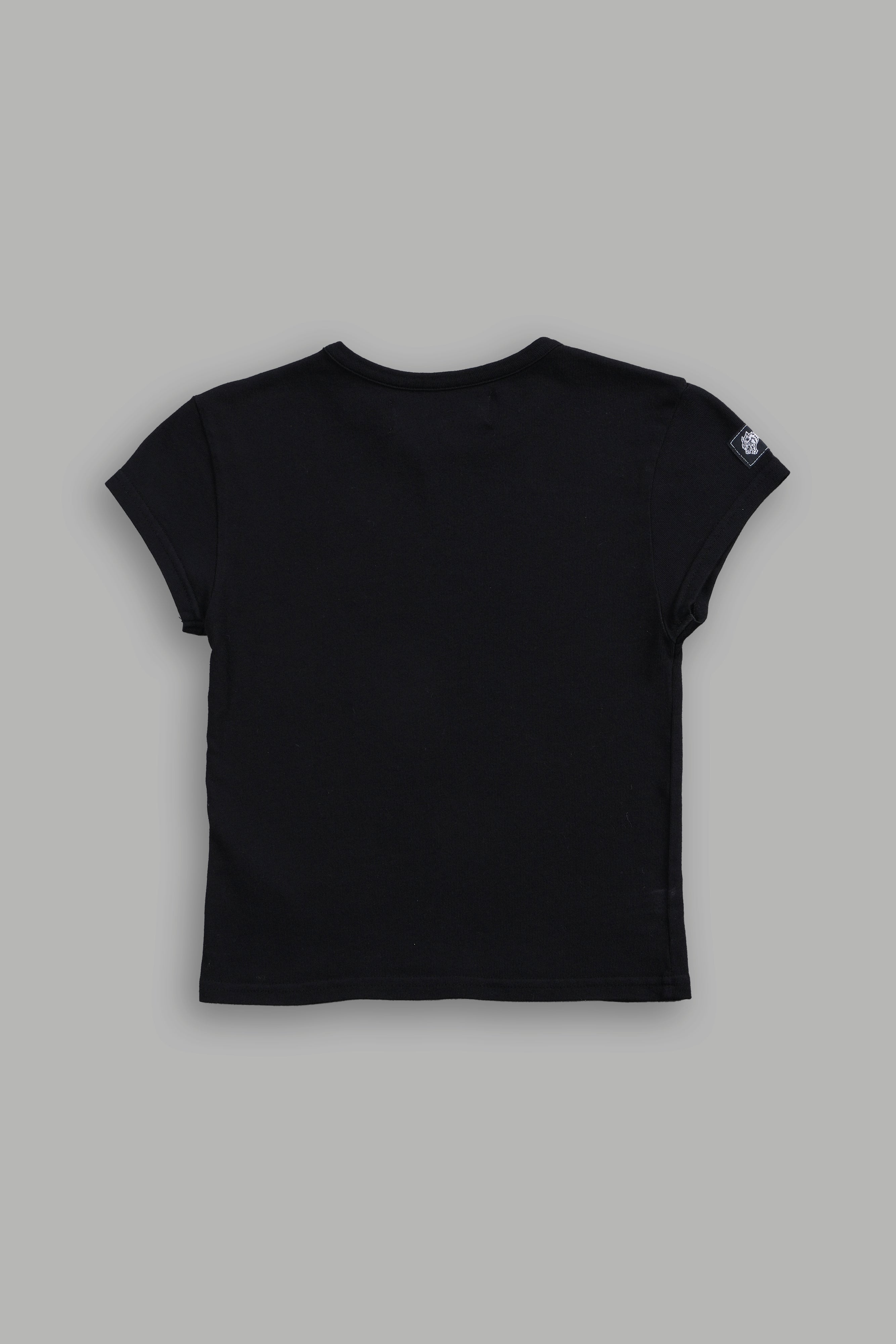 Black Wolves Graphic Baby Tee