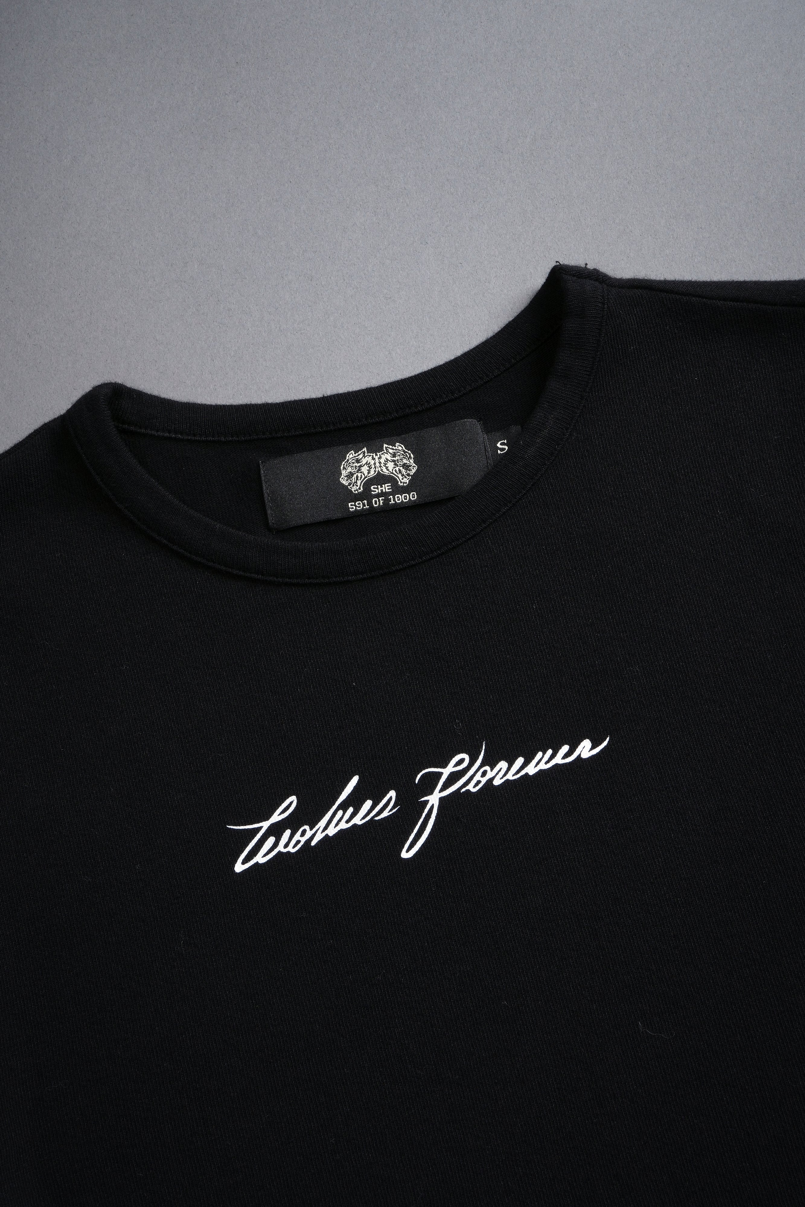 Black Wolves Graphic Baby Tee