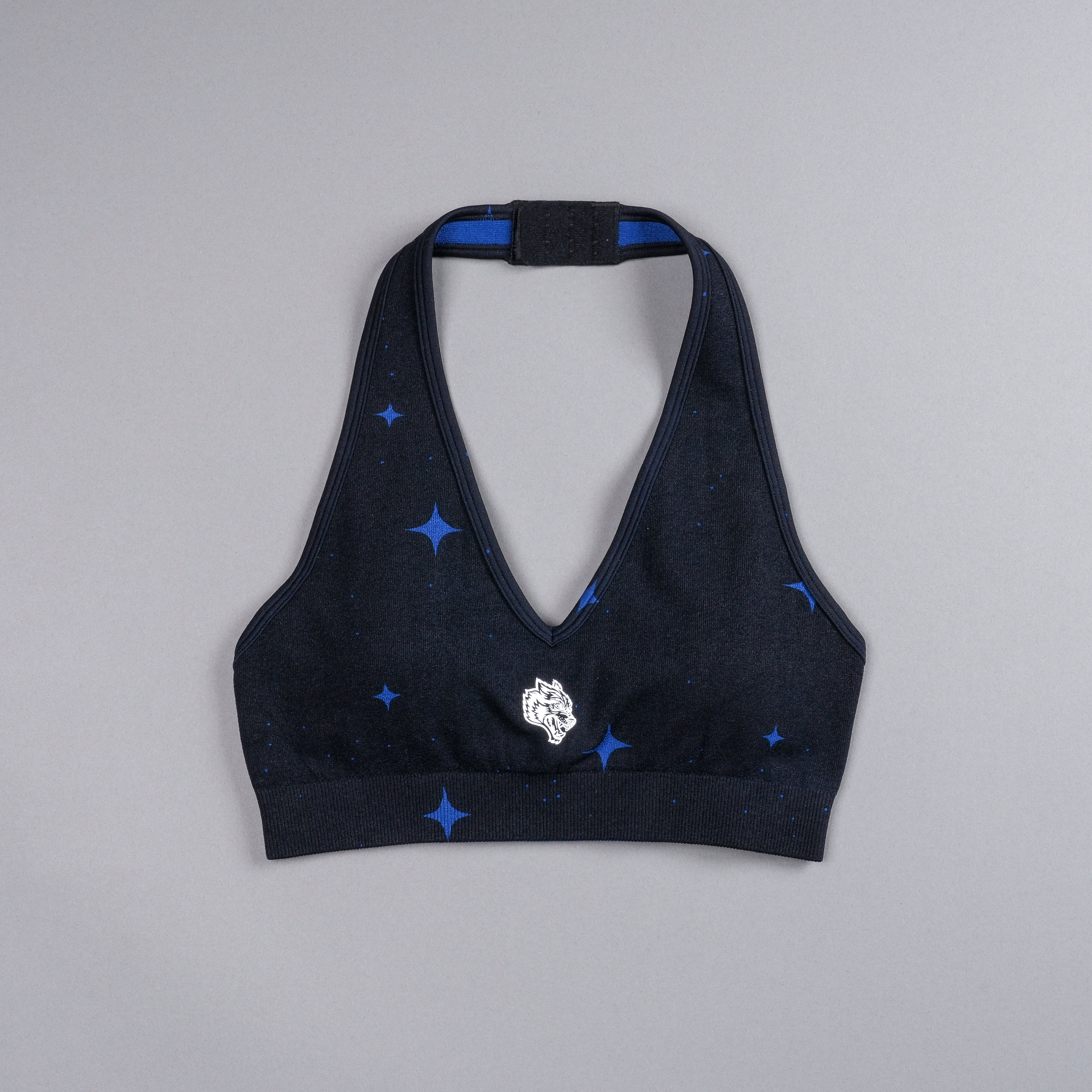 Lone Everson Seamless Halter Bra - Darc Cobalt Starry Night