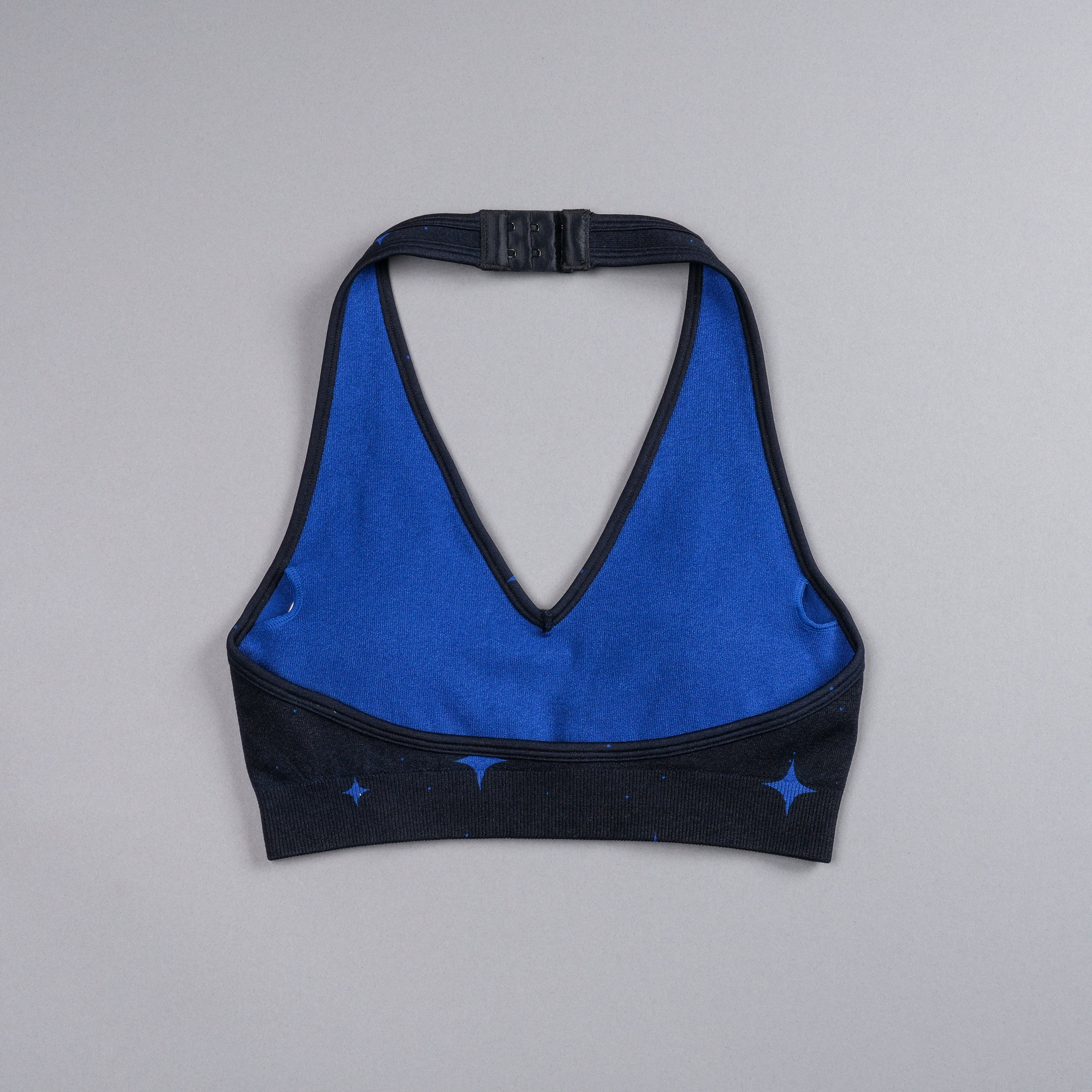 Lone Everson Seamless Halter Bra - Darc Cobalt Starry Night