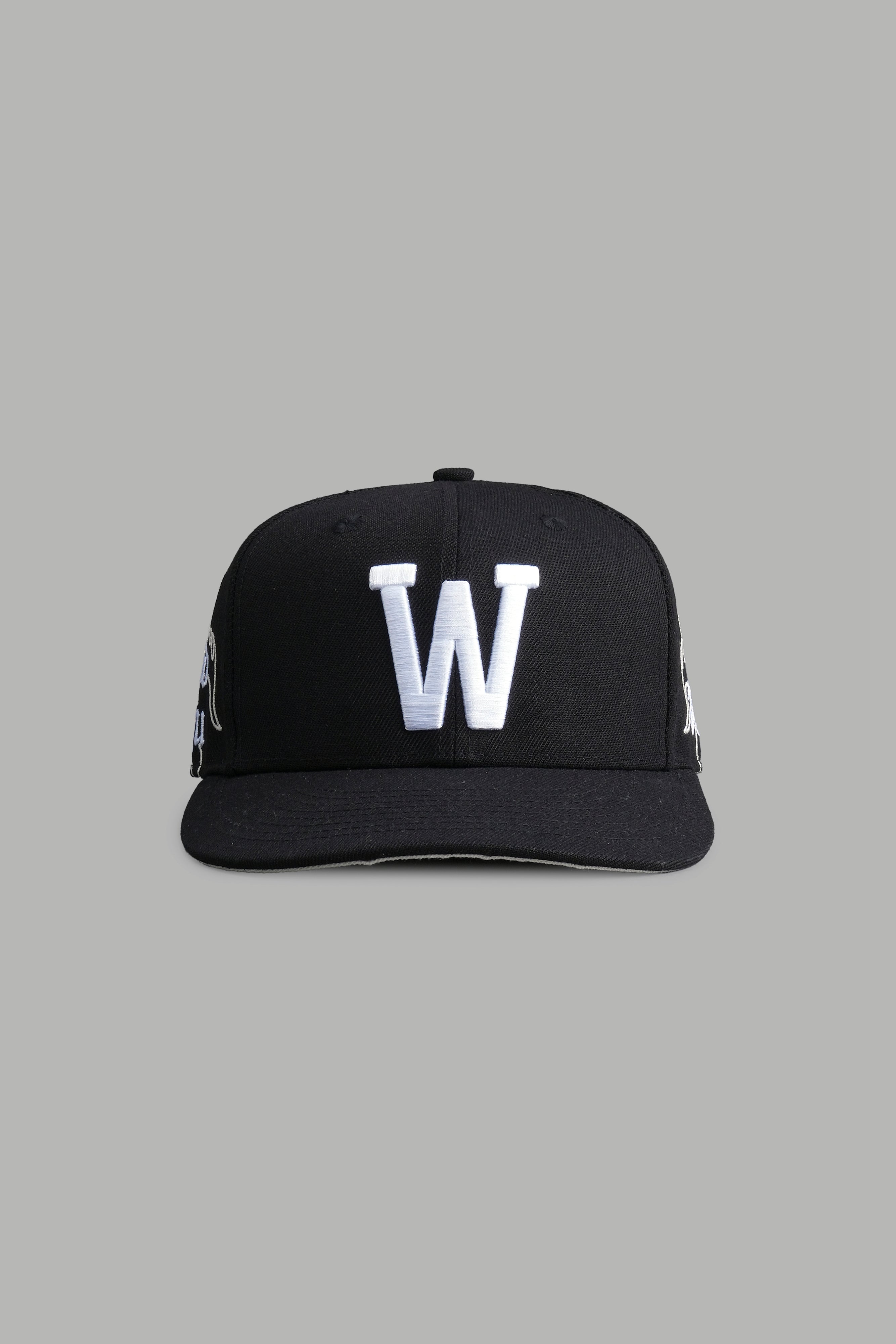 Black Mempo Flame Fitted Cap