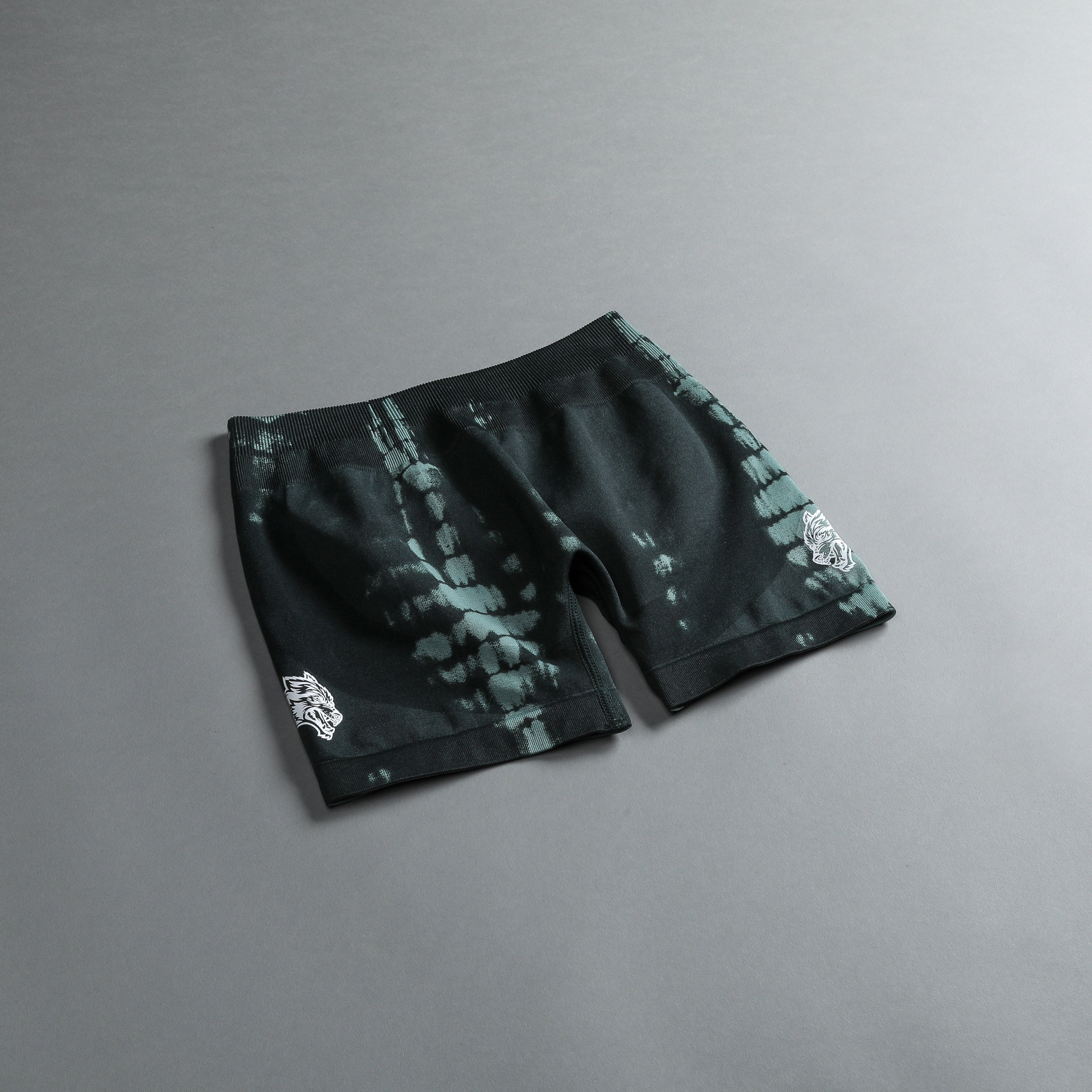 Everson Katya Seamless Shorts - Jade Green Serpent