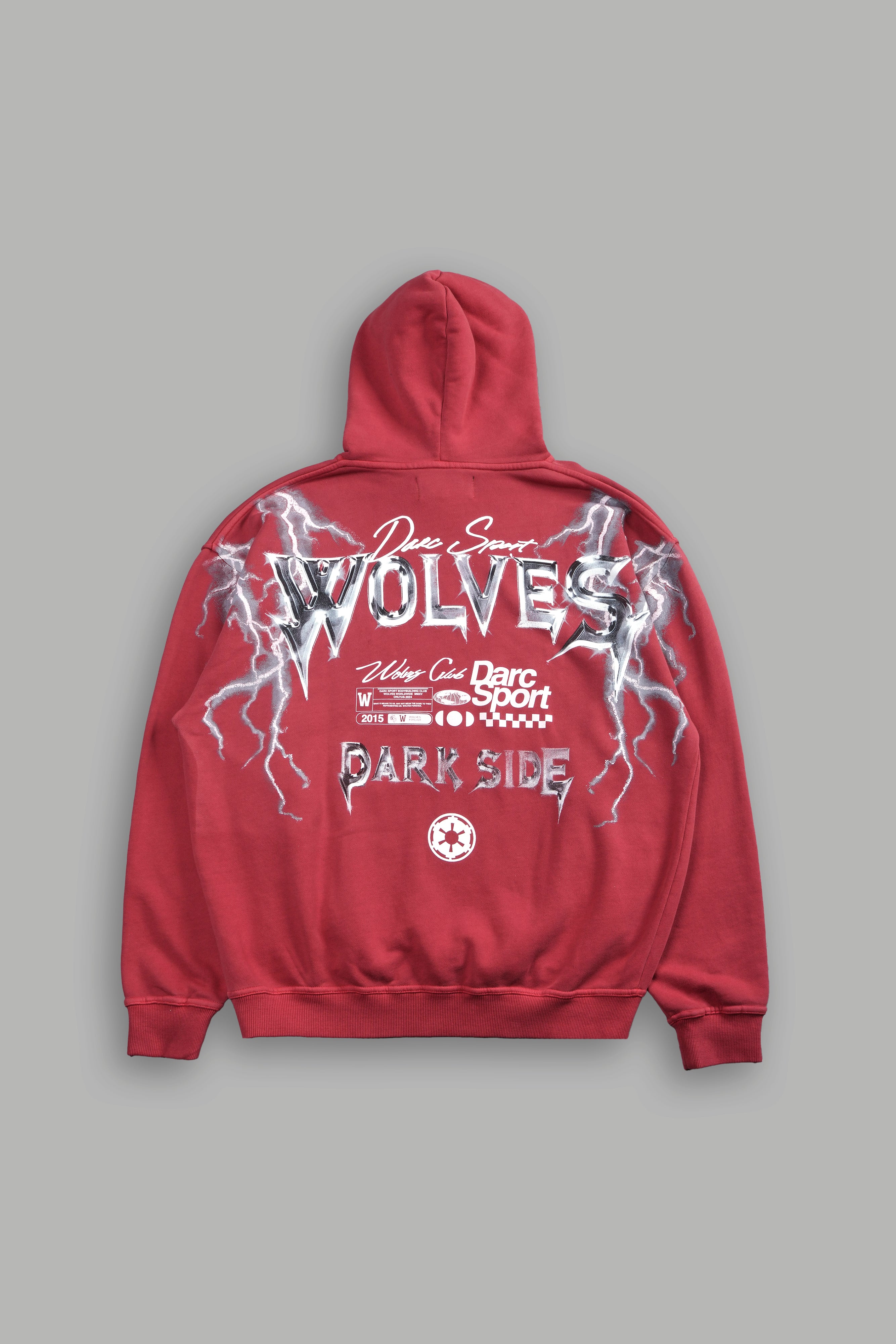 Bishop Hoodie in Roman Red - Ride The Lightning