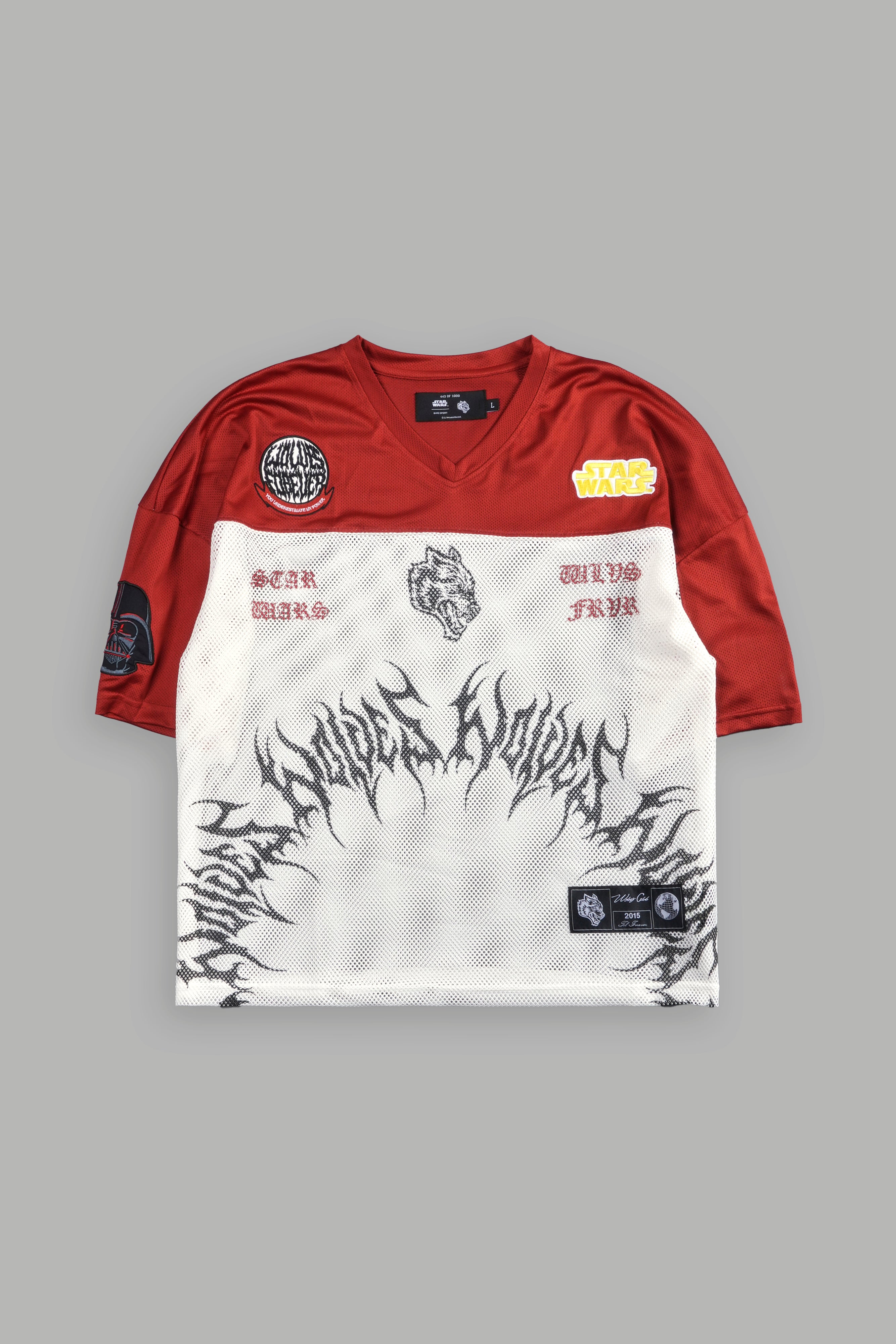 Emmitt Football Jersey - Roman Red & Cream