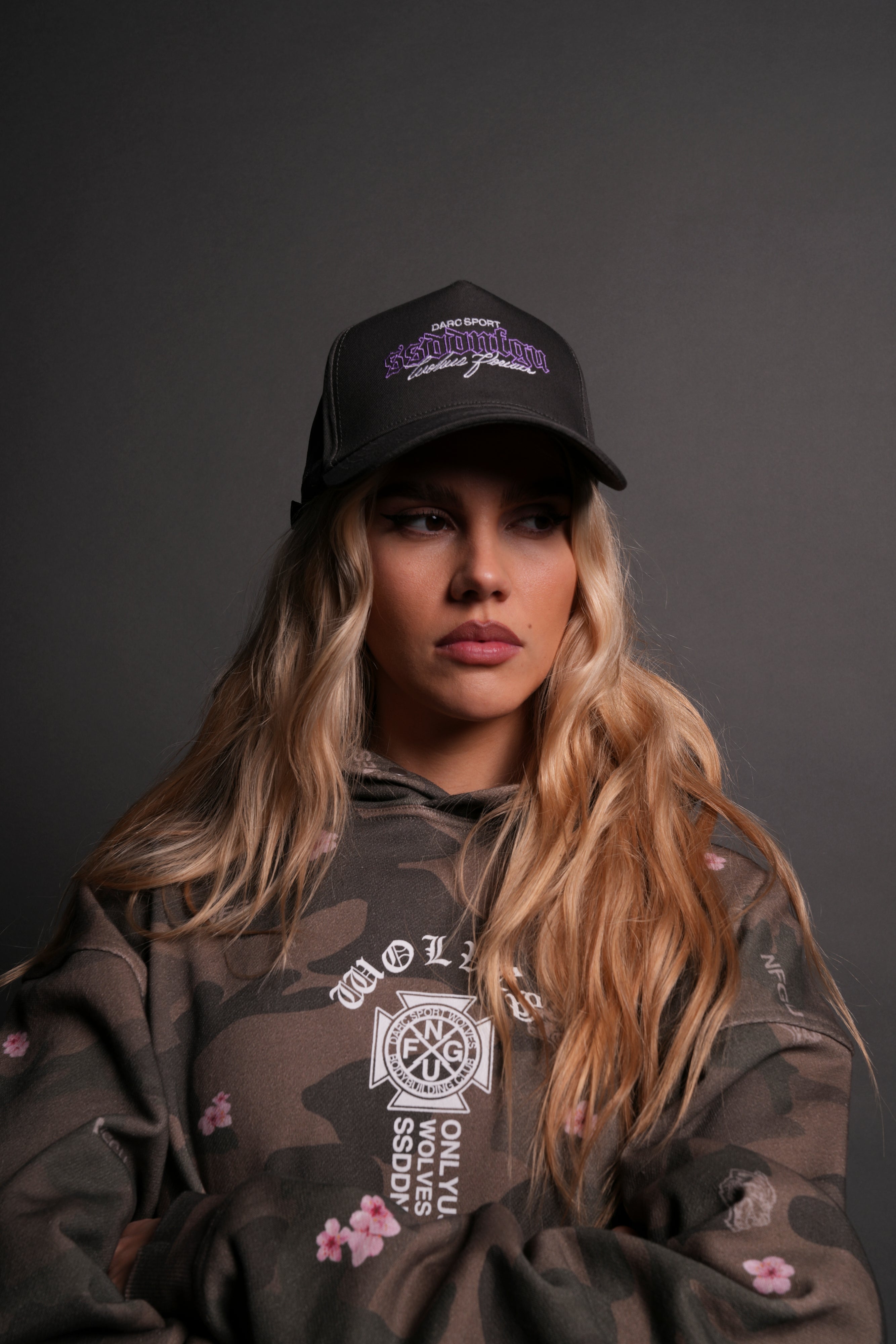 Wolf Gray 5-Panel Hat by Nuestro Corazón