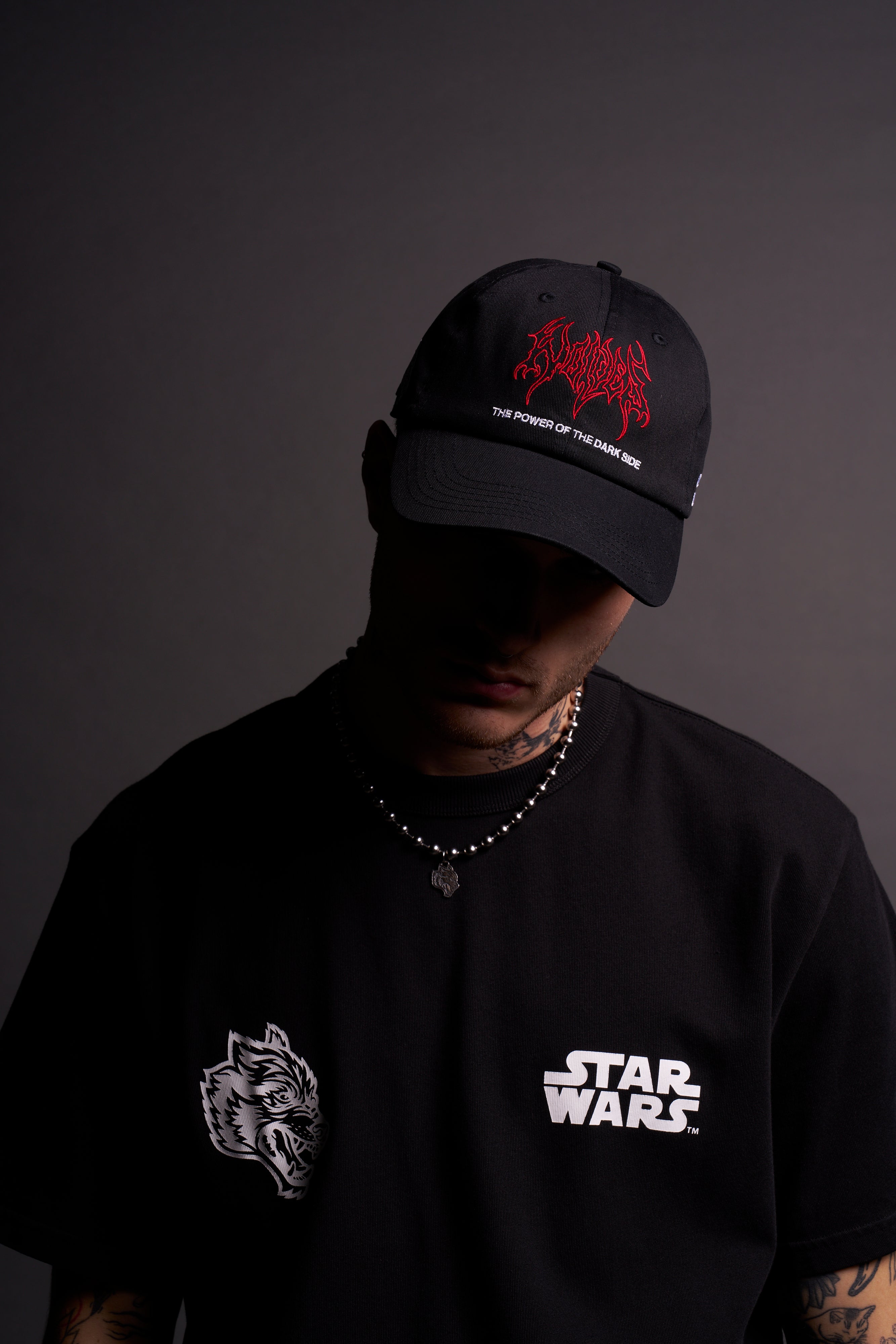 Black Dark Side Dad Cap - Stylish Unisex Hat