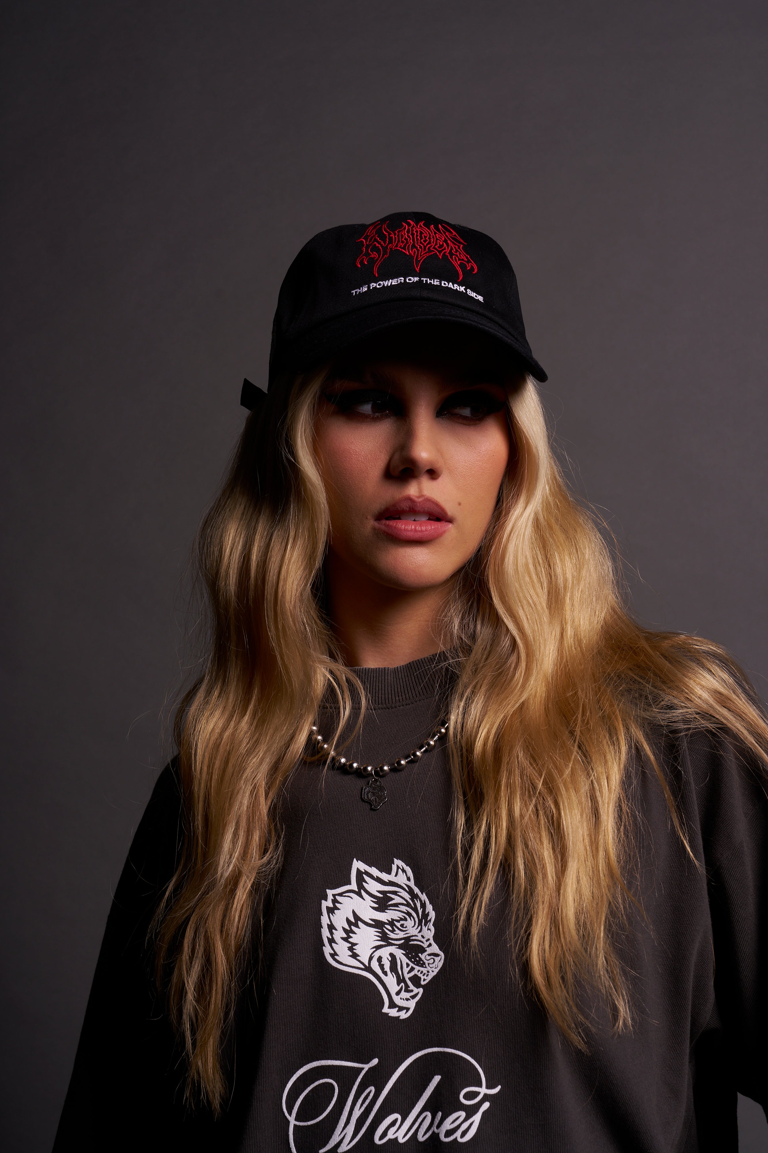 Black Dark Side Dad Cap - Stylish Unisex Hat
