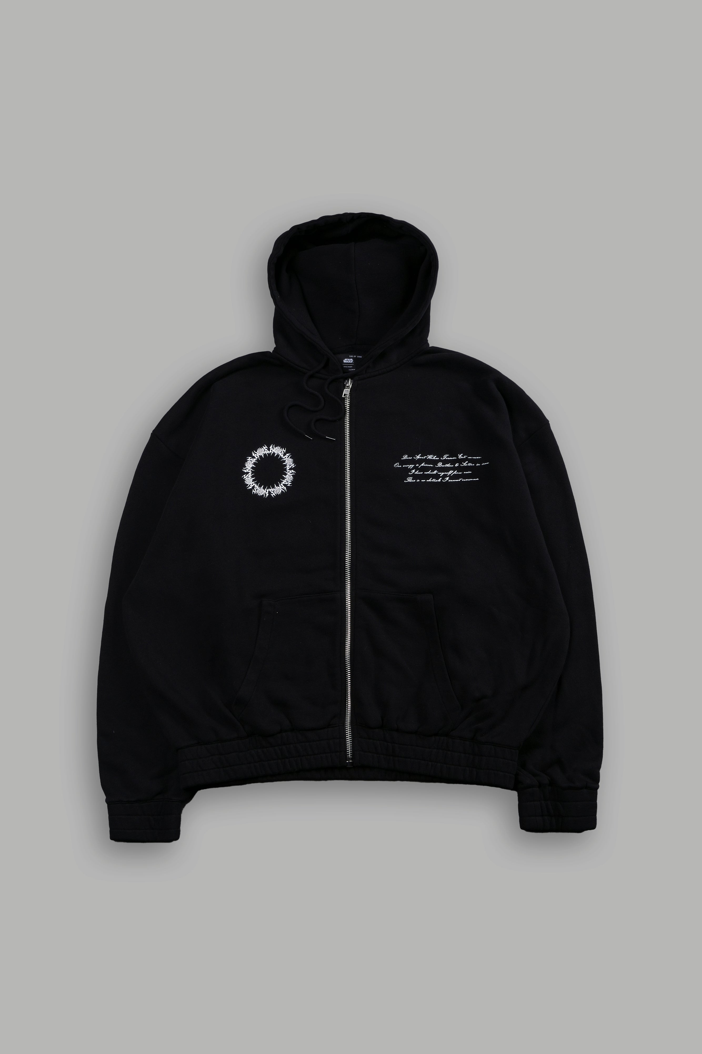 Chambers Zip Hoodie - Black Streetwear Pullover