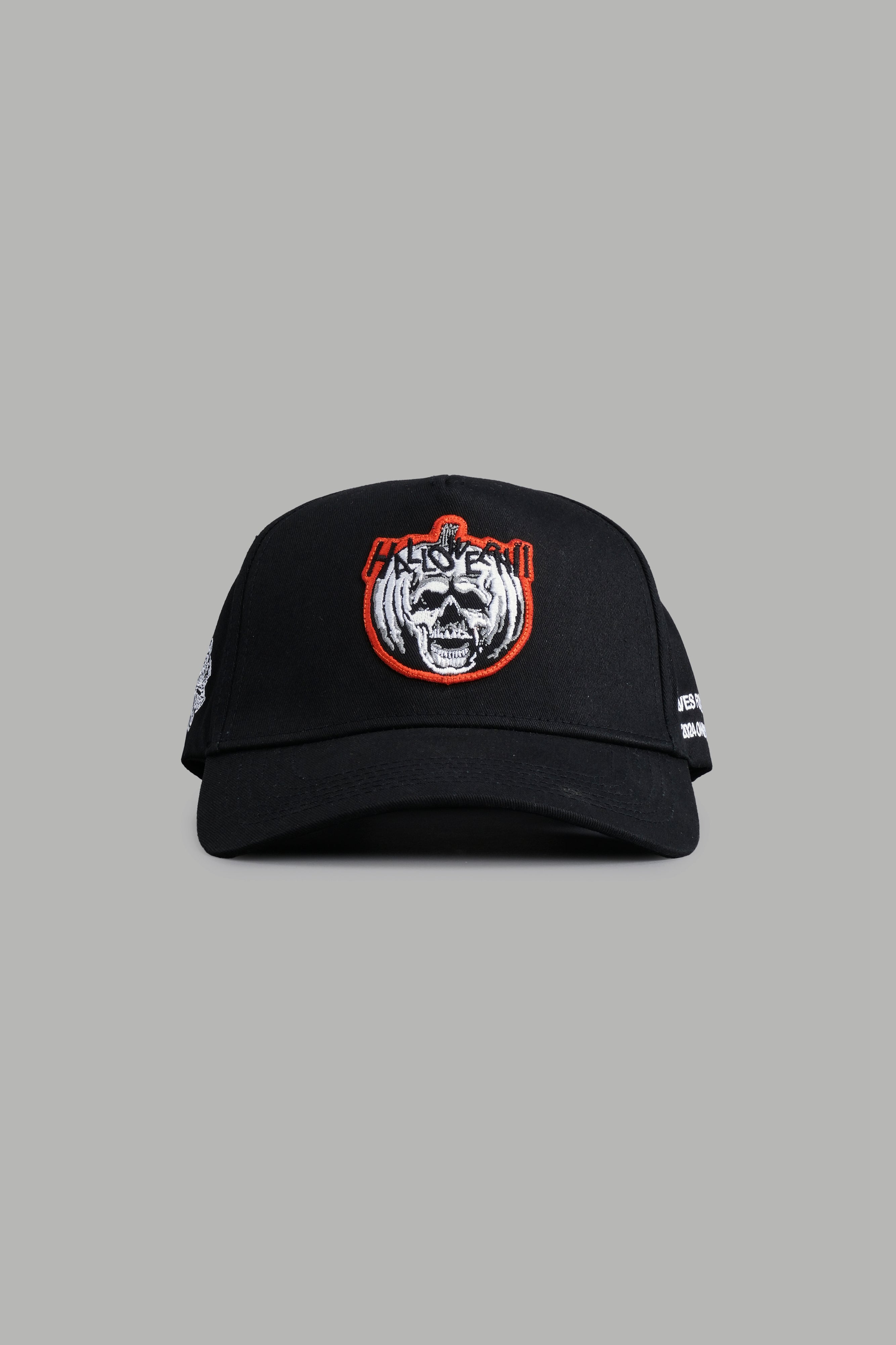 Black 5-Panel Snapback Cap by Only Just Begun