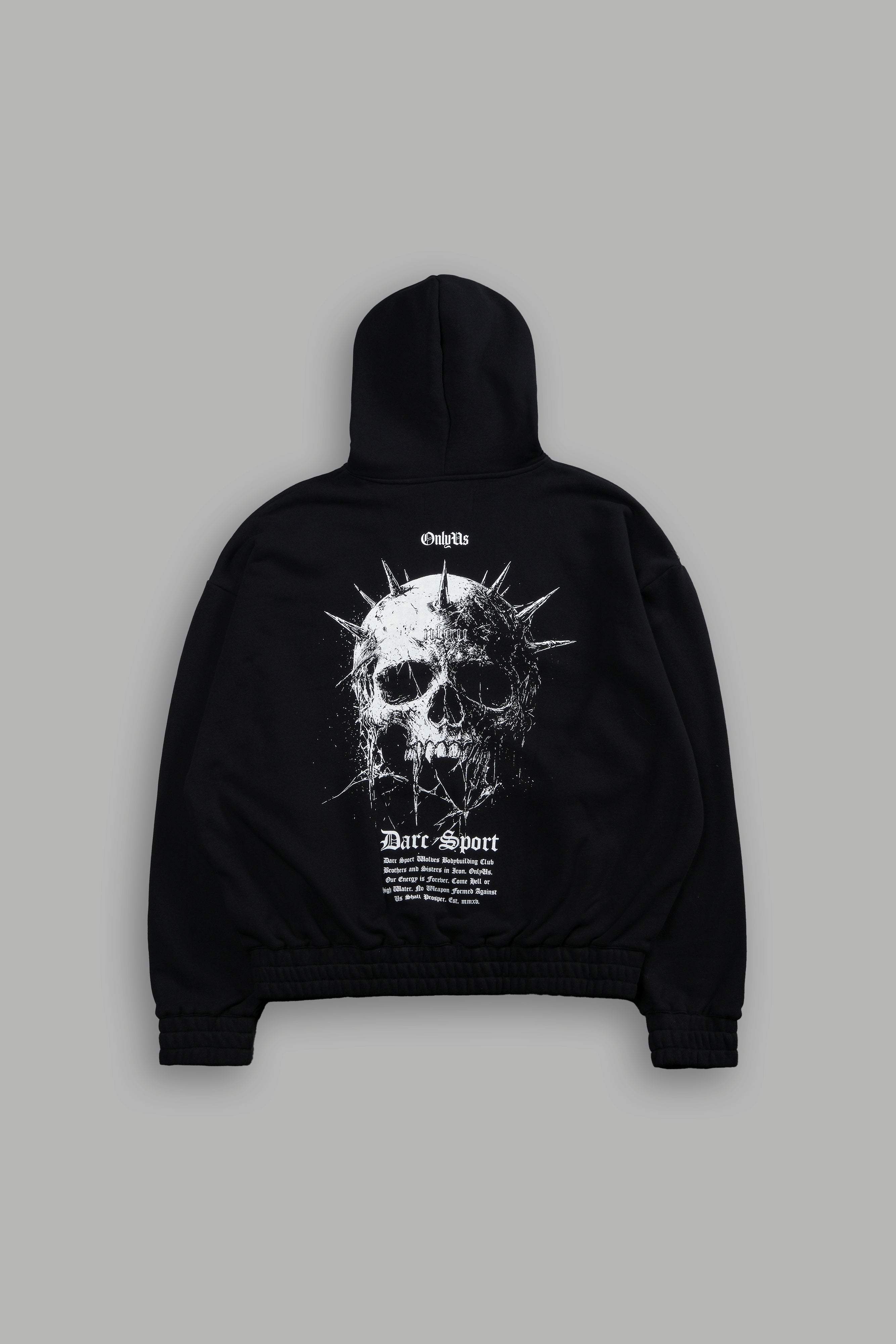 Black Mourning Star Chambers Zip-Up Hoodie