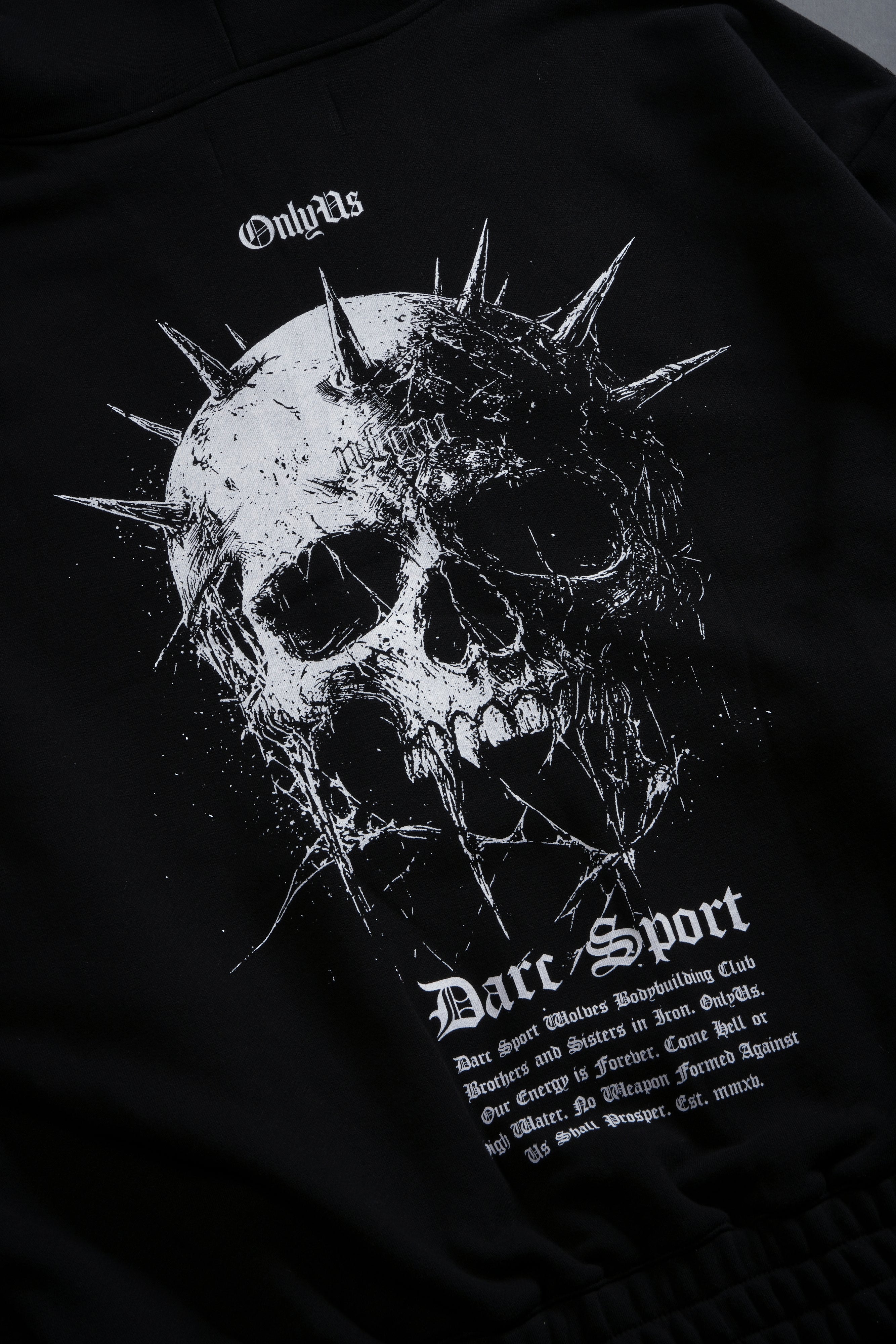 Black Mourning Star Chambers Zip-Up Hoodie