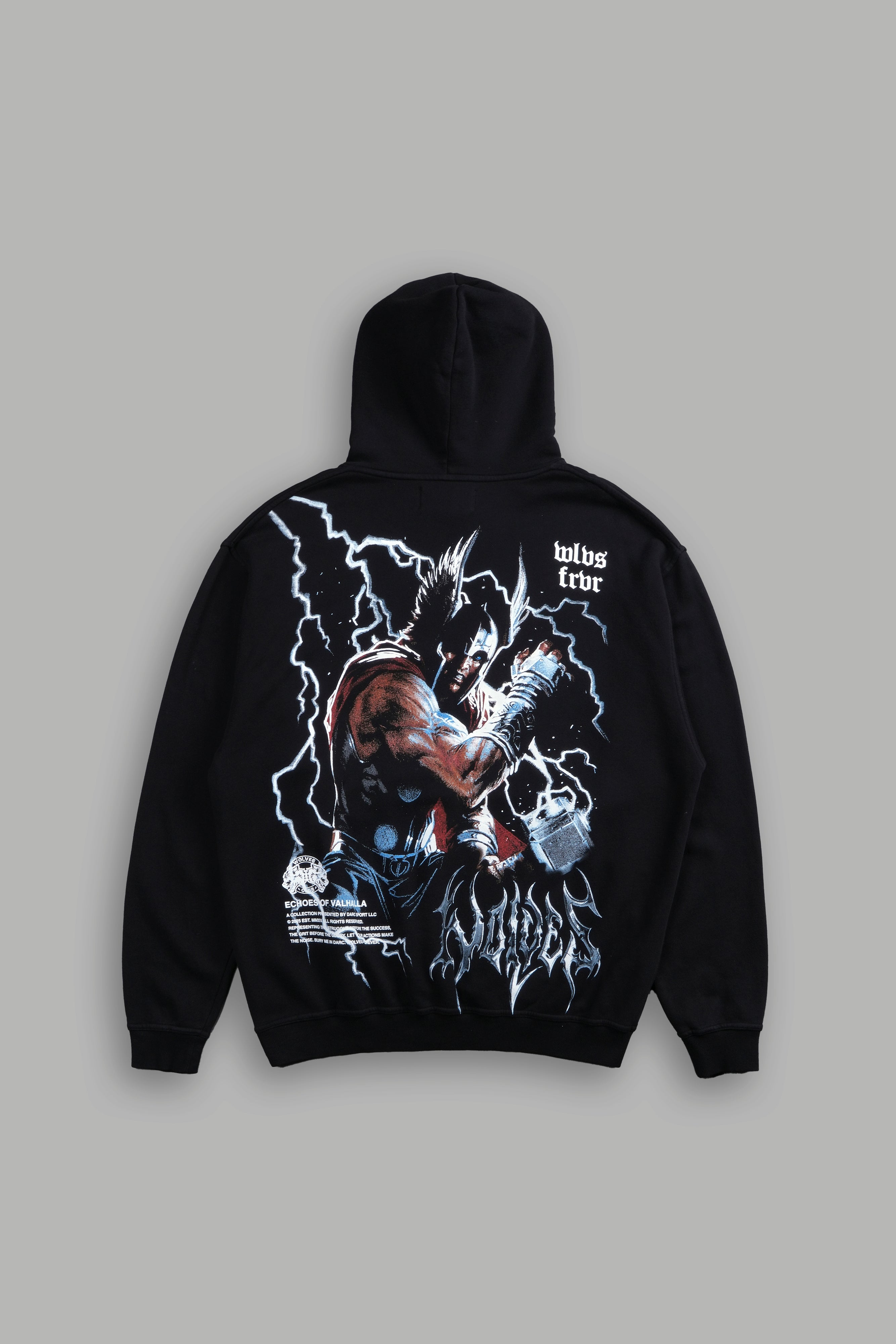 Black Pierce Hoodie by God Of Thunder
